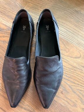 FRYE Slip-On Flats - Black